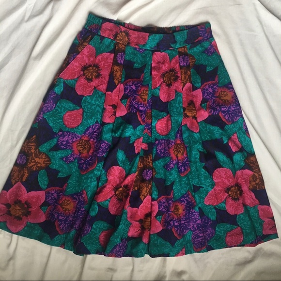 Vintage Floral Skirt